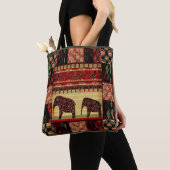 Afrikaanse patchwork tote bag (Dichtbij)