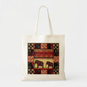 Afrikaanse patchwork tote bag (Voorkant)