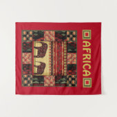 Afrikaanse patchwork wandkleed (Voorkant (horizontaal))