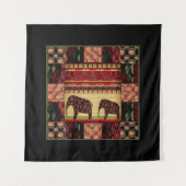 Afrikaanse patchwork wandkleed (Voorkant)