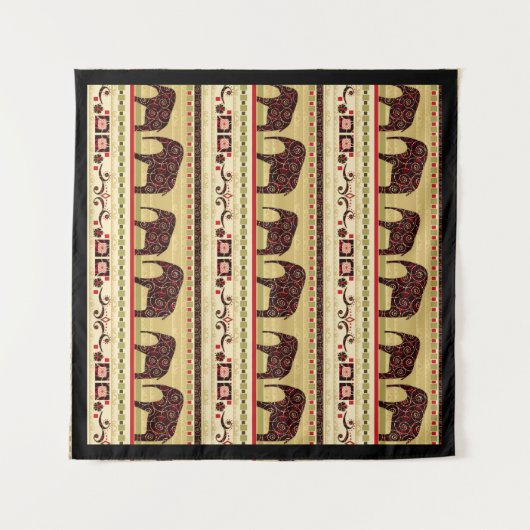 Afrikaanse patchwork wandkleed (Voorkant (horizontaal))