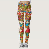 Afrikaanse  patronen  leggings (Voorkant)