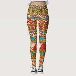 Afrikaanse  patronen  leggings