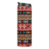 Afrikaanse patronen, loods met oosterse patronen thermosbeker (Geroteerd rechts)