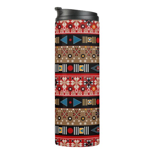 Afrikaanse patronen, loods met oosterse patronen thermosbeker (Geroteerd rechts)