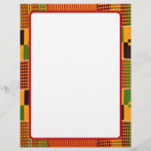 Afrikaanse patroongrenspapier briefhoofd (Voorkant)