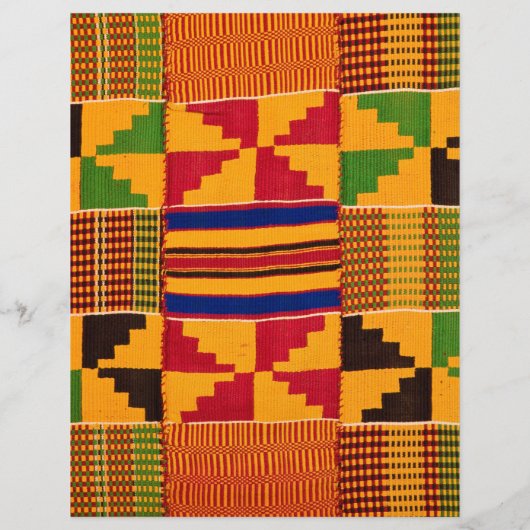 Afrikaanse patroongrenspapier briefhoofd (Achterkant)