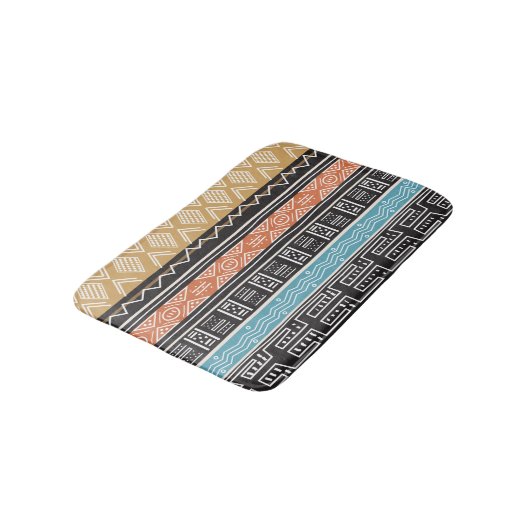 Afrikaanse patroonmix Bath Mat (Gekanteld)
