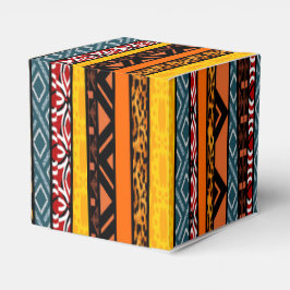 Afrikaanse patroonmix bedankdoosjes