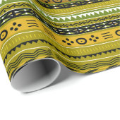 Afrikaanse patroonmix cadeaupapier (Rol Hoek)