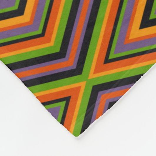 Afrikaanse patroonmix fleece deken (Hoek)