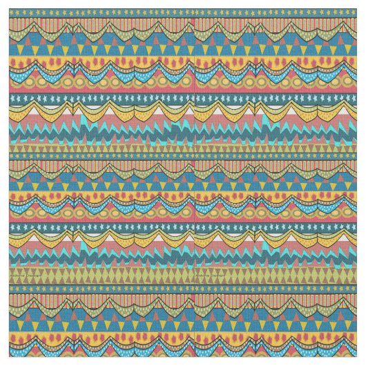 Afrikaanse patroonstructuur stof (Close Up)