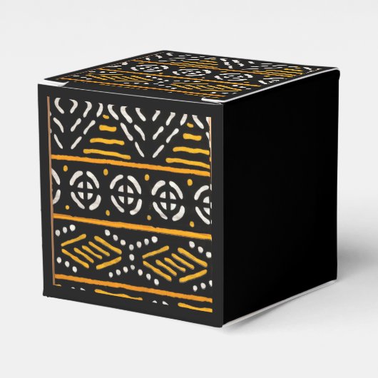 Afrikaanse patroonvaten bedankdoosjes (Voorkant Zijde)