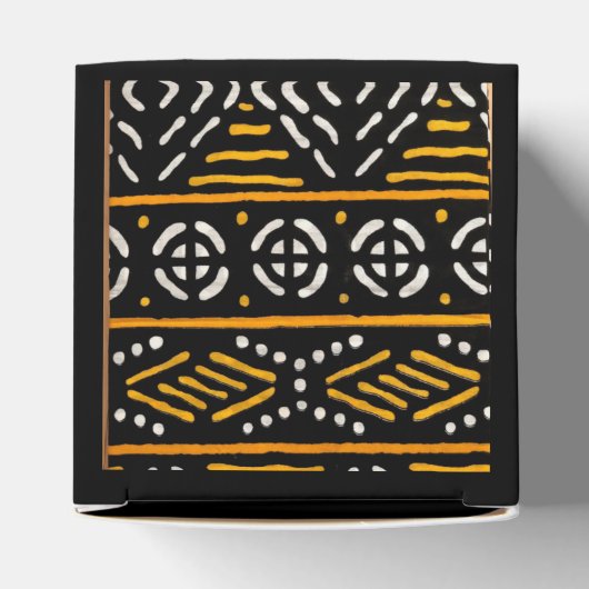 Afrikaanse patroonvaten bedankdoosjes (Bovenkant)