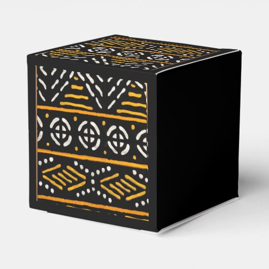 Afrikaanse patroonvaten bedankdoosjes (Achterkant)