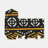 Afrikaanse patroonvaten bedankdoosjes (Uitgevouwen)