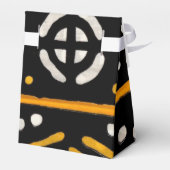 Afrikaanse patroonvaten bedankdoosjes (Achterkant)