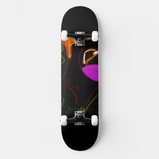 Afrikaanse Phoenix Rijzende Skateboard (Voorkant)