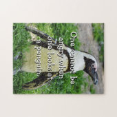 Afrikaanse pinguïn legpuzzel (Horizontaal)