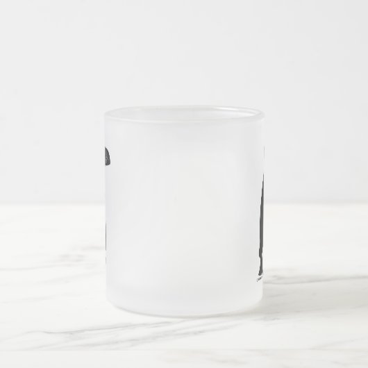 Afrikaanse pinguïn matglas koffiemok (Center)