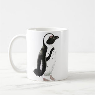 Afrikaanse pinguïn potlood tekening koffiemok