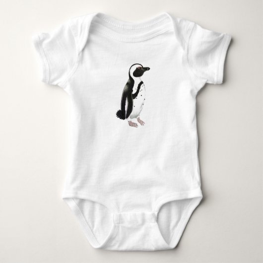 Afrikaanse pinguïn potlood tekening romper (Voorkant)