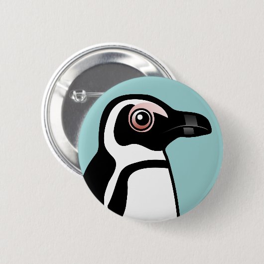 Afrikaanse pinguïn ronde button 5,7 cm (Voorkant /achterkant)