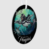 Afrikaanse pinguïns ornament (voorkant)