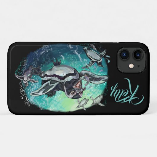 Afrikaanse pinguïnvisserij Case-Mate iPhone case (Achterkant (horizontaal))