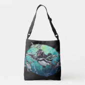 Afrikaanse pinguïnvisserij crossbody tas (Achterkant)