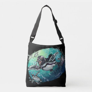 Afrikaanse pinguïnvisserij crossbody tas