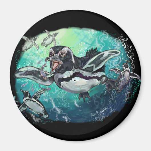 Afrikaanse pinguïnvisserij magneet (Voorkant)