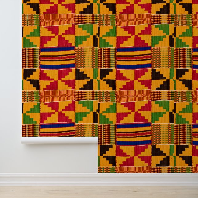 Afrikaanse pint behang (Applicatie)