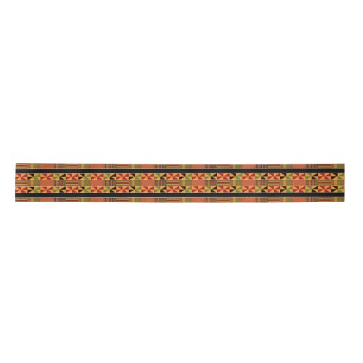 Afrikaanse Pinwheels Kente 3-inch breed K70-lint Satijnen Lint (Voorkant)
