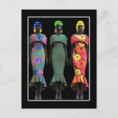 Afrikaanse Pop Art Briefkaart (Voorkant)