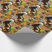 Afrikaanse Pop Art Cadeaupapier (Hoek)