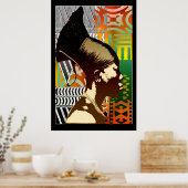 Afrikaanse Pop Art Poster (Keuken)