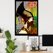 Afrikaanse Pop Art Poster (Thuiskantoor)