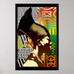 Afrikaanse Pop Art Poster<br><div class="desc">Tijdelijk: Afrikaanse Pop kunst</div>