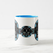 afrikaanse Pop Tweekleurige Koffiemok (Center)