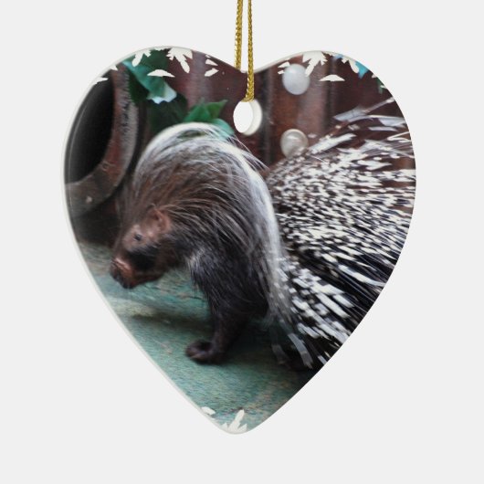 Afrikaanse Porcupine Ornaments Keramisch Ornament (Rechts)