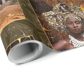 Afrikaanse priestess cadeaupapier (Rol Hoek)