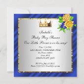 Afrikaanse Prins Baby shower Boy 2 Kaart (Achterkant)