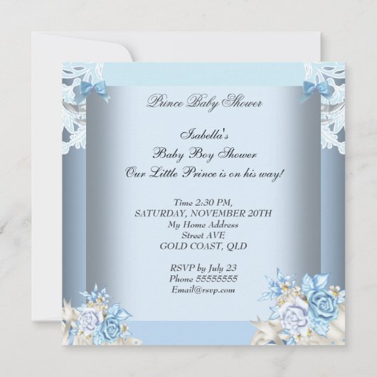 Afrikaanse  Prins Baby shower Boy Kaart (Achterkant)