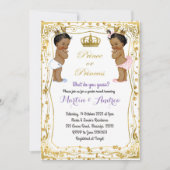 Afrikaanse prins of prinses, gender onthaal kaart (Voorkant)