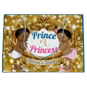 Afrikaanse prins of prinses Gender Rekalft Gift Ba Groot Cadeauzakje (Voorkant)