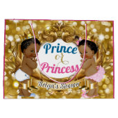 Afrikaanse prins of prinses Gender Rekalft Gift Ba Groot Cadeauzakje (Achterkant)