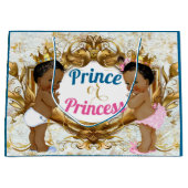 Afrikaanse prins of prinses Gender Rekalft Gift Ba Large Cadeautasje (Voorkant)