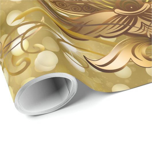 Afrikaanse Prins of Prinses Glitter Gift Wrap Cadeaupapier (Rol Hoek)