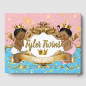 Afrikaanse prins|Prinses Roze|Blauw|Koninklijk Gas Gastenboek (Achterkant)